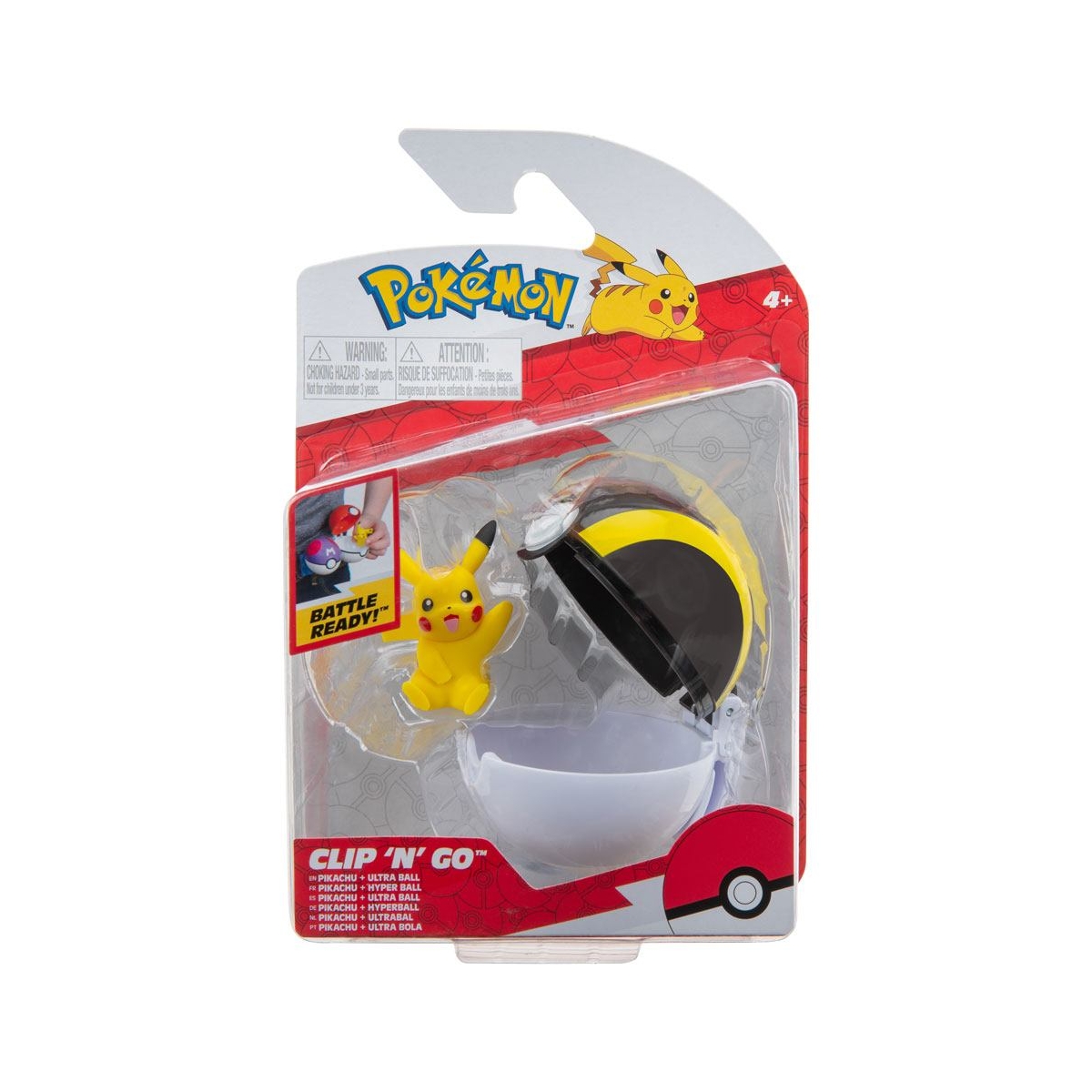 Pokémon Clip n Go Poké Balls Wave 11 Pickachu Poké Ball Figurine