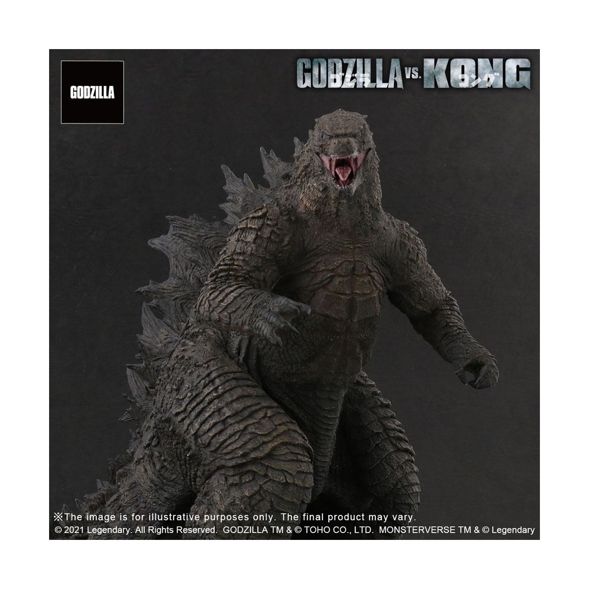 Godzilla Vs Kong Statuette Toho Large Kaiju Series Godzilla