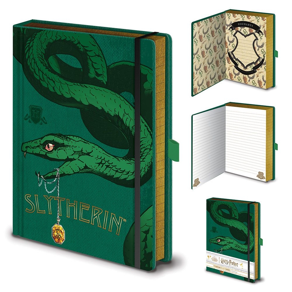 Carnet et marque-page - Harry Potter - Blason de Serpentard - Au