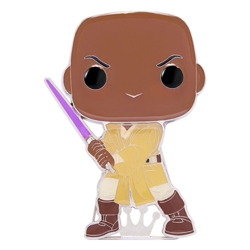 Star Wars - Pin pin's POP! émaillé Mace Windu 10 cm