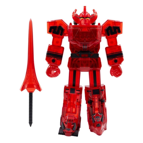 Power Rangers - Figurine Super Cyborg Cyborg Megazord (Red Clear) 28 cm