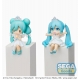 Hatsune Miku - Statuette MP Perching Collection 15th Anniversary Ver. 7 cm