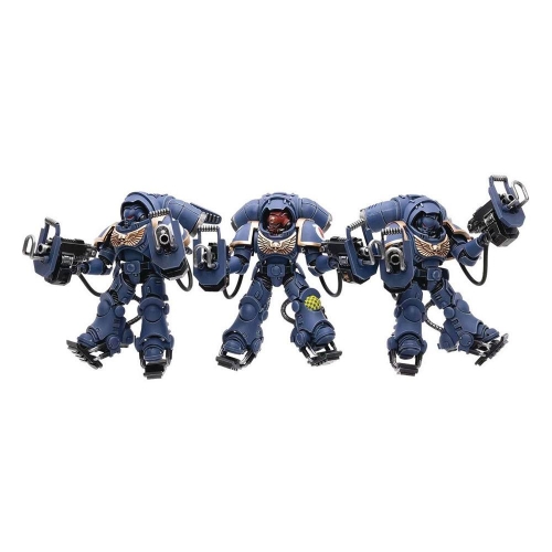 Warhammer 40k - Pack 3 figurines 1/18 Ultramarines Primaris Inceptors 12 cm