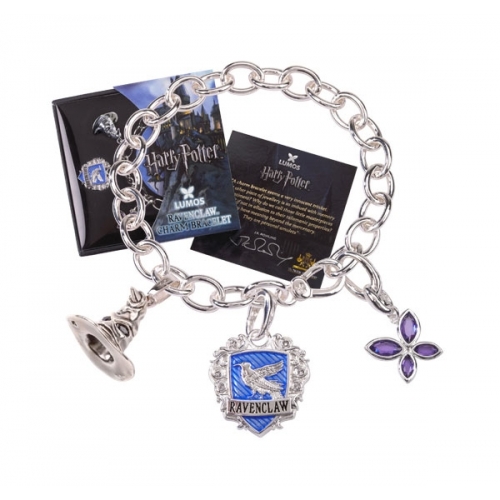 Bijou Harry Potter : bracelet avec 3 pendentifs livré dans son