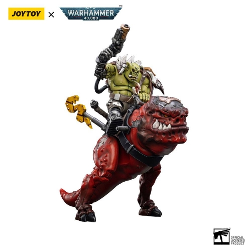 Warhammer 40k - Figurine 1/18 Orks Squighog Nob On Smasha Squig