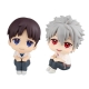 Evangelion : 3.0+1.0 Thrice Upon a Time - Statuettes Look Up Shinji Ikari & Kaworu Nagisa Limited Ver. 11 cm