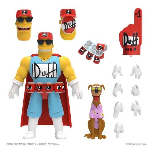 Les Simpson - Figurine Ultimates Duffman 18 cm