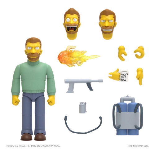 Les Simpson - Figurine Ultimates Hank Scorpio 18 cm