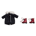 Original Character - Accessoires pour figurines Nendoroid Warm Clothing Set: Boots & Mod Coat (Black)