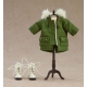 Original Character - Accessoires pour figurines Nendoroid Warm Clothing Set: Boots & Mod Coat (Khaki Green)