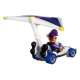 Mario Kart Hot Wheels - Pack 3 véhicules métal 1/64 Yoshi, Waluigi, Mario