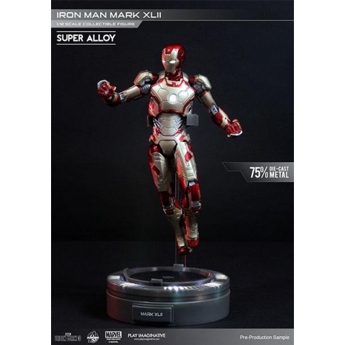 Iron Man 3 - Figurine métal Super Alloy 1/12 Mark XLII 15 cm -  Figurine-Discount