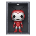 Marvel - Figurine POP! Deluxe Hall of Armor Iron Man Model 8 Silver Centurion PX Exclusive 9 cm