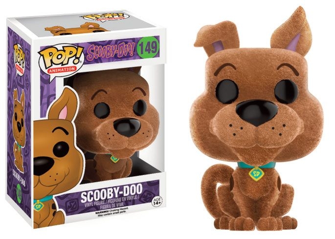 Scooby Doo - Figurine POP! Scooby-Doo (Flocked) 9 cm - Figurine