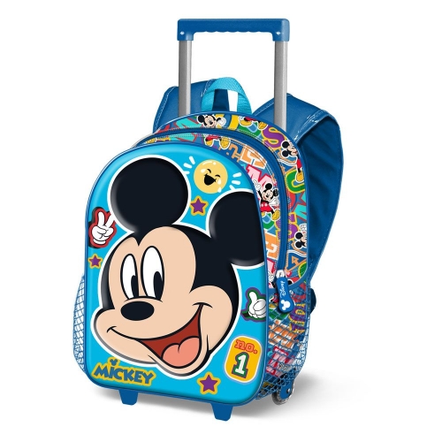 Disney - Cartable à roulettes 3D Mickey 3D Blissy