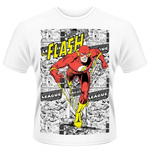 DC Comics - T-Shirt Flash Comic Strip 