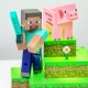 Minecraft - Lampe diorama Steve 30 cm