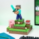 Minecraft - Lampe diorama Steve 30 cm