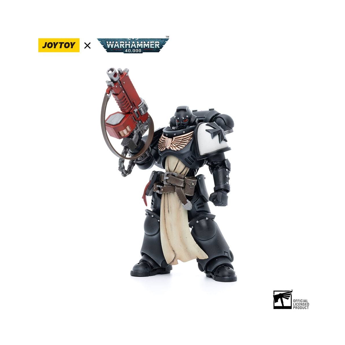 Figurine articulée Joy toy (cn) Warhammer 40k pack 4 figurines 1/18 Black  Templars