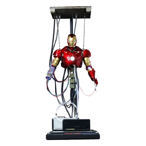 Iron Man - Figurine Movie Masterpiece 1/6 Iron Man Mark III (Construction Version) 39 cm