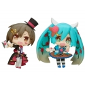 Hatsune Miku - Statuettes Hatsune Miku & Meiko 10 cm