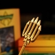 DC Comics - Réplique Miniature Trident Aquaman (plaqué or)