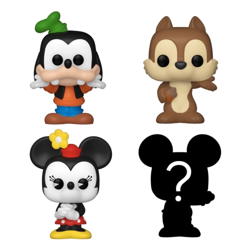 Disney - Pack 4 figurines Bitty POP! Goofy 2,5 cm