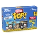 Disney - Pack 4 figurines Bitty POP! Goofy 2,5 cm