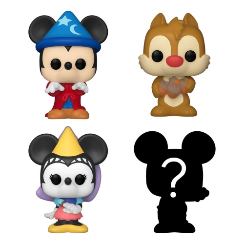 Disney - Pack 4 figurines Bitty POP! Sorcerer Mickey 2,5 cm