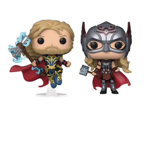 Thor: Love and Thunder - Pack 2 figurines POP! Thor & Mighty Thor 9 cm