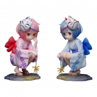 Re:Zero Starting Life in Another World - Statuettes 1/7 Rem & Ram Childhood Summer Memories 11 cm