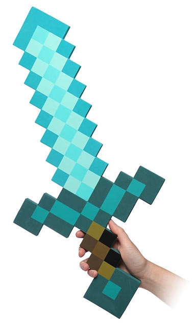 MINECRAFT - Epée en diamant - Réplique Collector 50 x 25cm