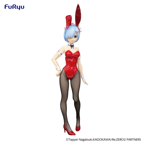 Re:Zero - Statuette BiCute Bunnies Rem Red Color ver. 29 cm