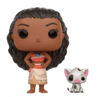 Vaiana, la Légende du Bout du Monde - Figurine POP! Vaiana & Pua 9 cm