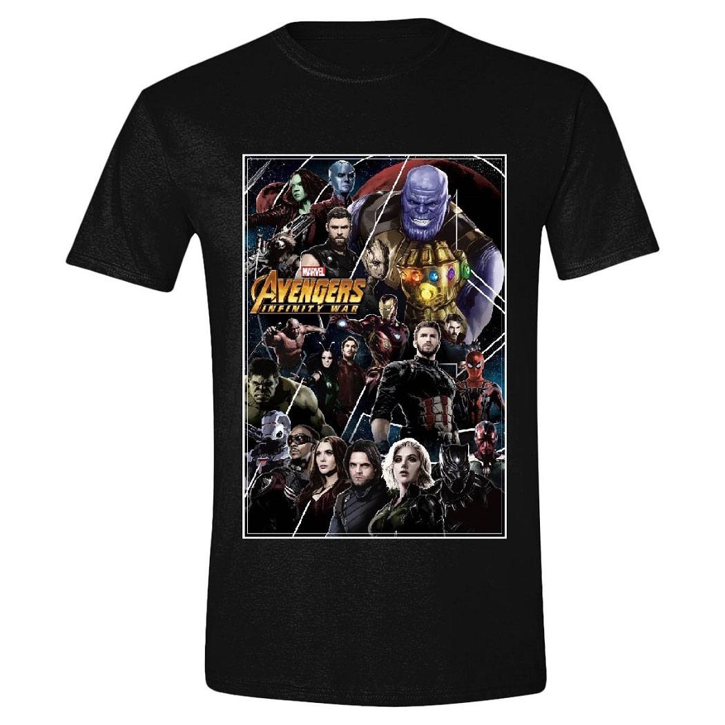 Avengers Infinity War T Shirt Characters Frame