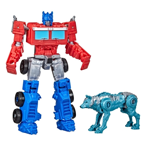 Transformers : Rise of the Beasts Beast Alliance Weaponizer - Pack 2 figurines Optimus Prime & Chainclaw 13 cm