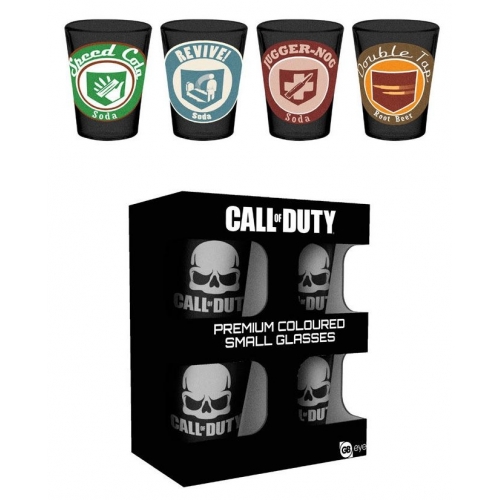 Call of Duty - Set 4 verres à liqueur Premium Perks