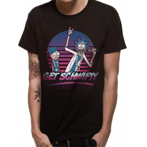 Rick & Morty - T-Shirt Get Schwifty Sunset 