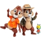 Tic et Tac, Les Rangers du Risque - Figurines Dynamic Action Heroes 1/9 Chip & Dale 10 cm