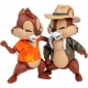 Tic et Tac, Les Rangers du Risque - Figurines Dynamic Action Heroes 1/9 Chip & Dale 10 cm