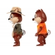 Tic et Tac, Les Rangers du Risque - Figurines Dynamic Action Heroes 1/9 Chip & Dale 10 cm