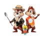 Tic et Tac, Les Rangers du Risque - Figurines Dynamic Action Heroes 1/9 Chip & Dale 10 cm