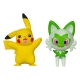 Pokémon Gen IX - Pack 2 figurines Battle Figure Pack Pikachu & Poussacha 5 cm