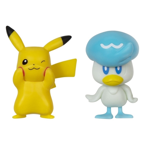 Pokémon Gen IX - Pack 2 figurines Battle Figure Pack Pikachu & Coiffeton 5 cm