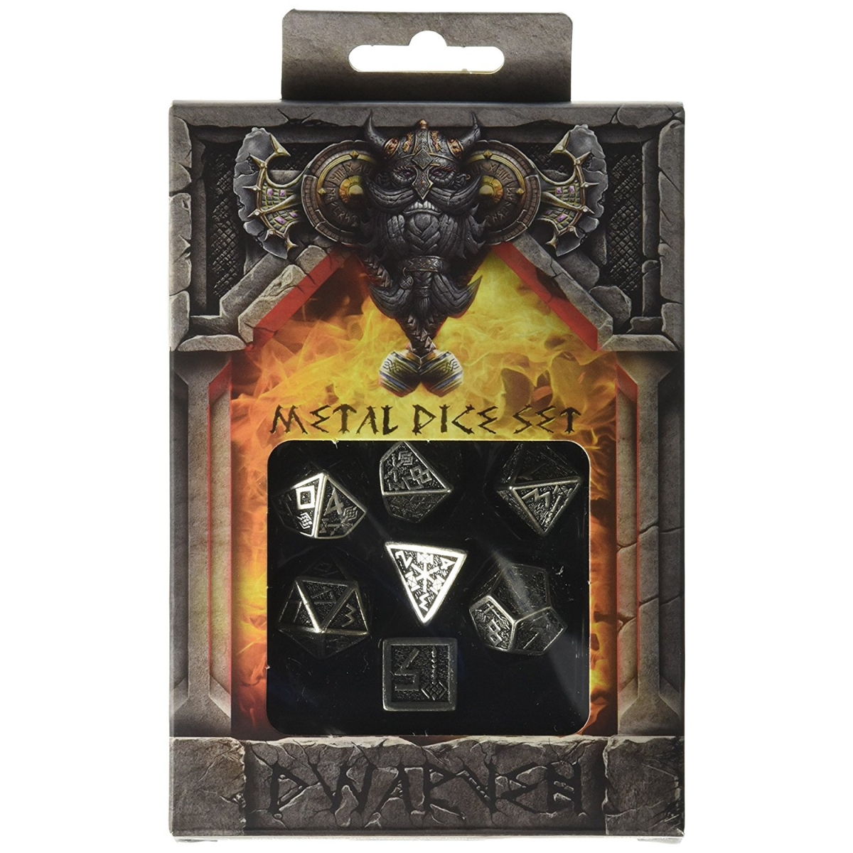 Dwarven - Pack dés Dwarven métal - Figurine-Discount