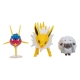 Pokémon - Pack 3 figurines Battle Figure Set Moumouton, Carvanha & Voltali