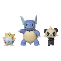 Pokémon - Pack 3 figurines Battle Figure Set Togepi, Pandespiègle & Carabaffe