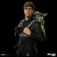 Star Wars Book of Boba Fett - Statuette 1/10 Art Scale Luke Skywalker & Grogu Training 20 cm