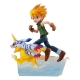 Digimon Adventure G.E.M. Series - Statuette Yamato Ishida & Gabumon 2022 Ver. 12 cm