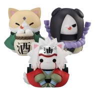 Naruto Shippuden - Mega Cat Project trading figures Nyanto! The Big Nyaruto Series The Sannin Set 10 cm (With Gift)